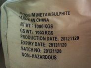 ЭК качества еды Метабисульфите натрия Со2 65% отсутствие очищенности СМБС 231-673-0 На2С2О5 97%